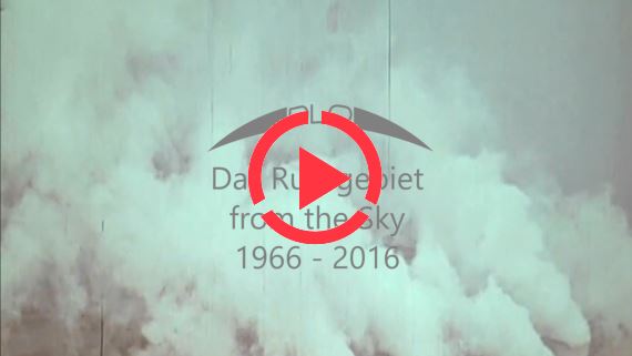 Video Clip Ruhrgebiet 50 Jahre aus der Sicht von oben mit Drone und Flugzeug.