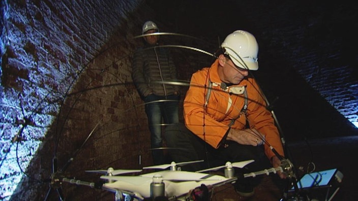 1.Schornsteinflug-Innen-Inspektion mit Drohne am 29.3.2017